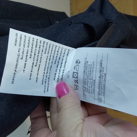 Schneiders- Mens Jimmie Rainloden Charcoal Dress Coat Austria Wool Sz.L (44-46) - Picture 16 of 16